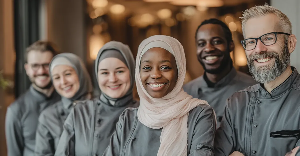 Housekeeper unterschiedlicher Nationalitäten