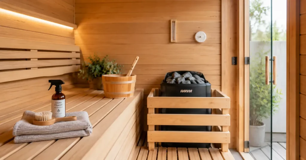 Privater Wellnessbereich mit Sauna