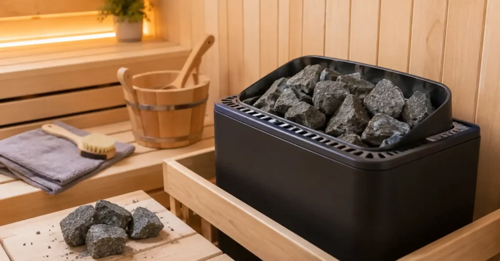Privater Wellnessbereich mit Sauna